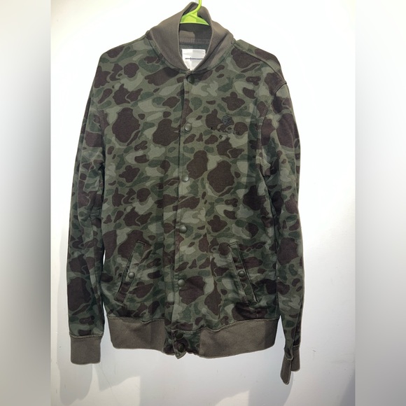 American eagle hood less jacket. Size medium. Thick&warm jacket. Green/black. - Picture 5 of 5